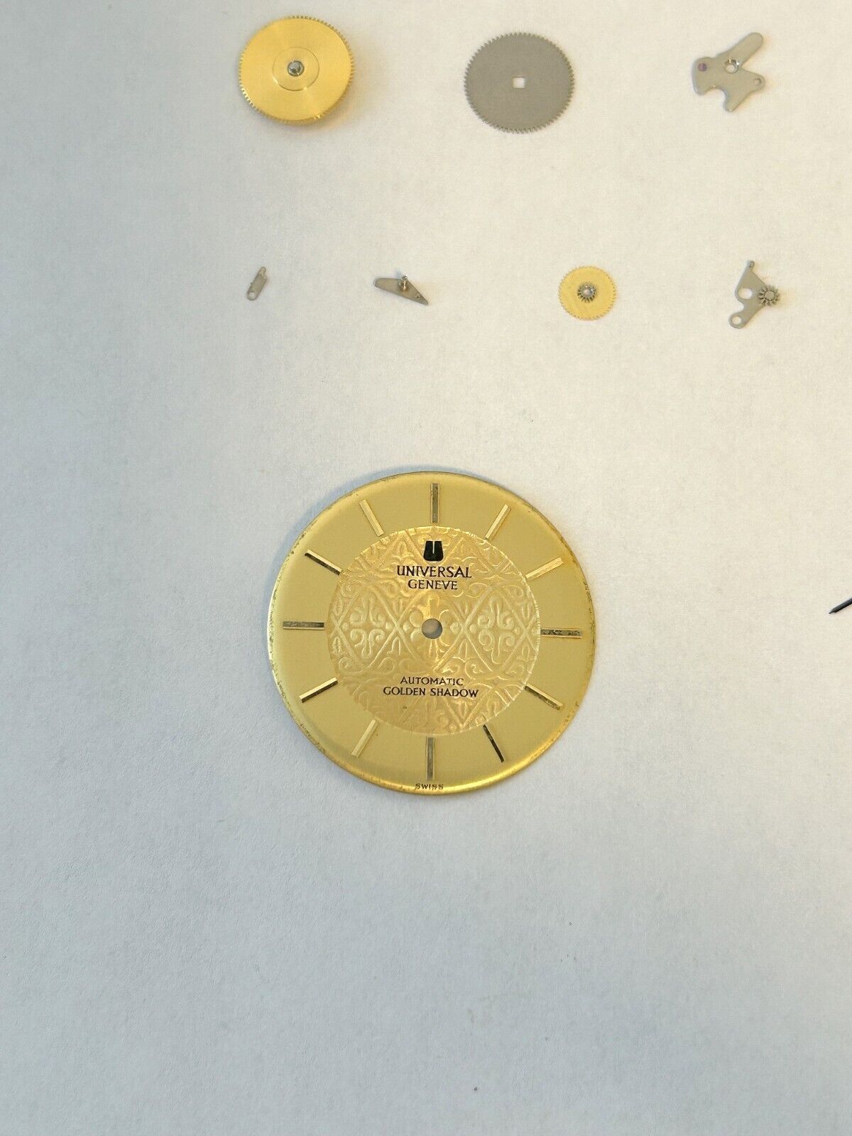 Universal Geneve Cal 2-66 Polerouter Parts Movement Balance Fork Wheel Watch 67