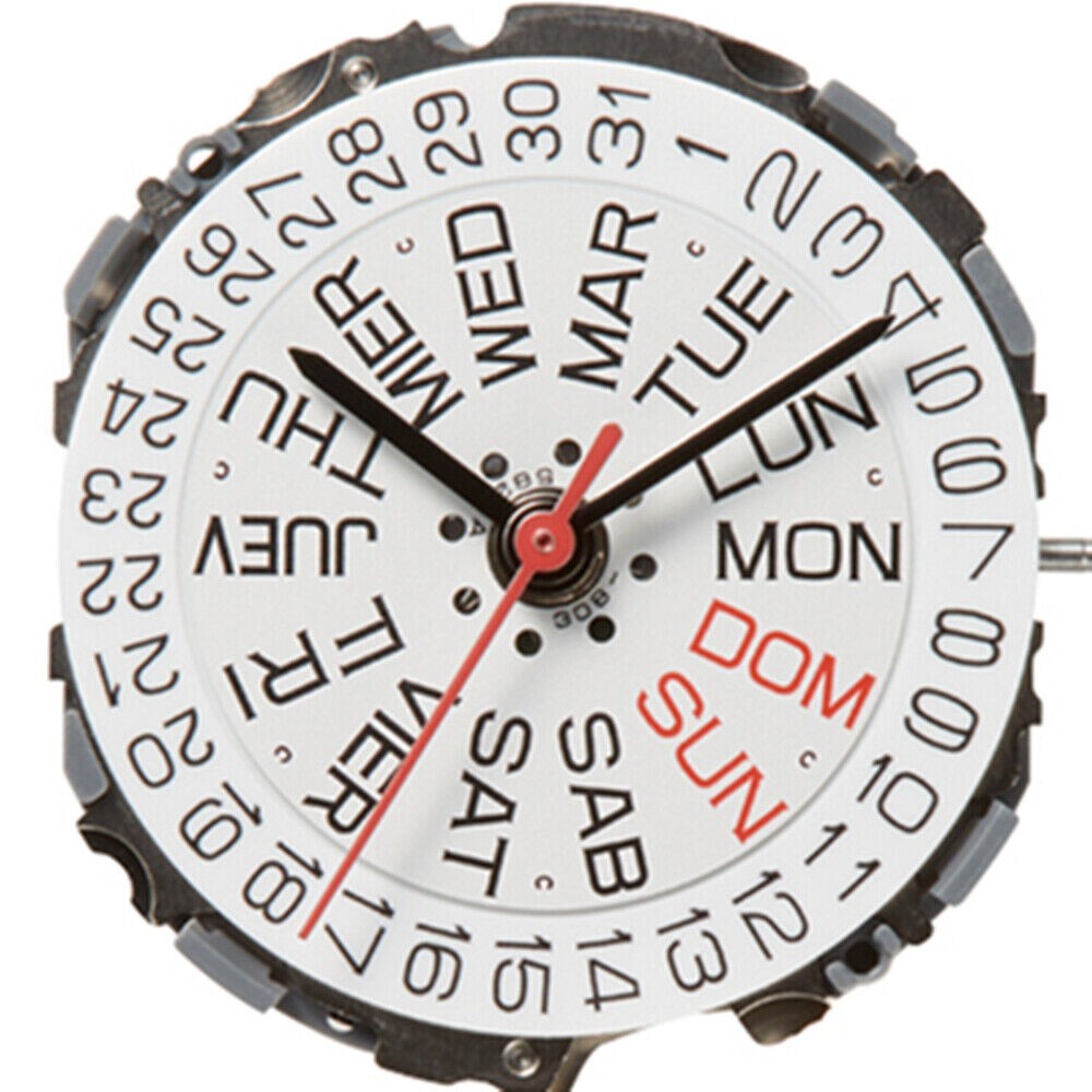 Miyota/Citizen Quartz Watch Movement 2S65 ,3 Hand Day and Date At 3:00 Overal