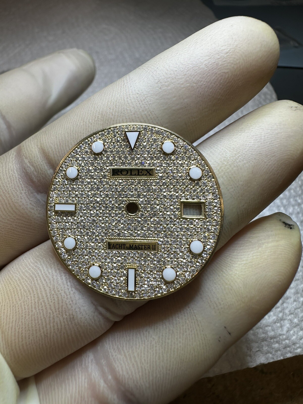 ROLEX Yacht Master Pave Diamond DIAL