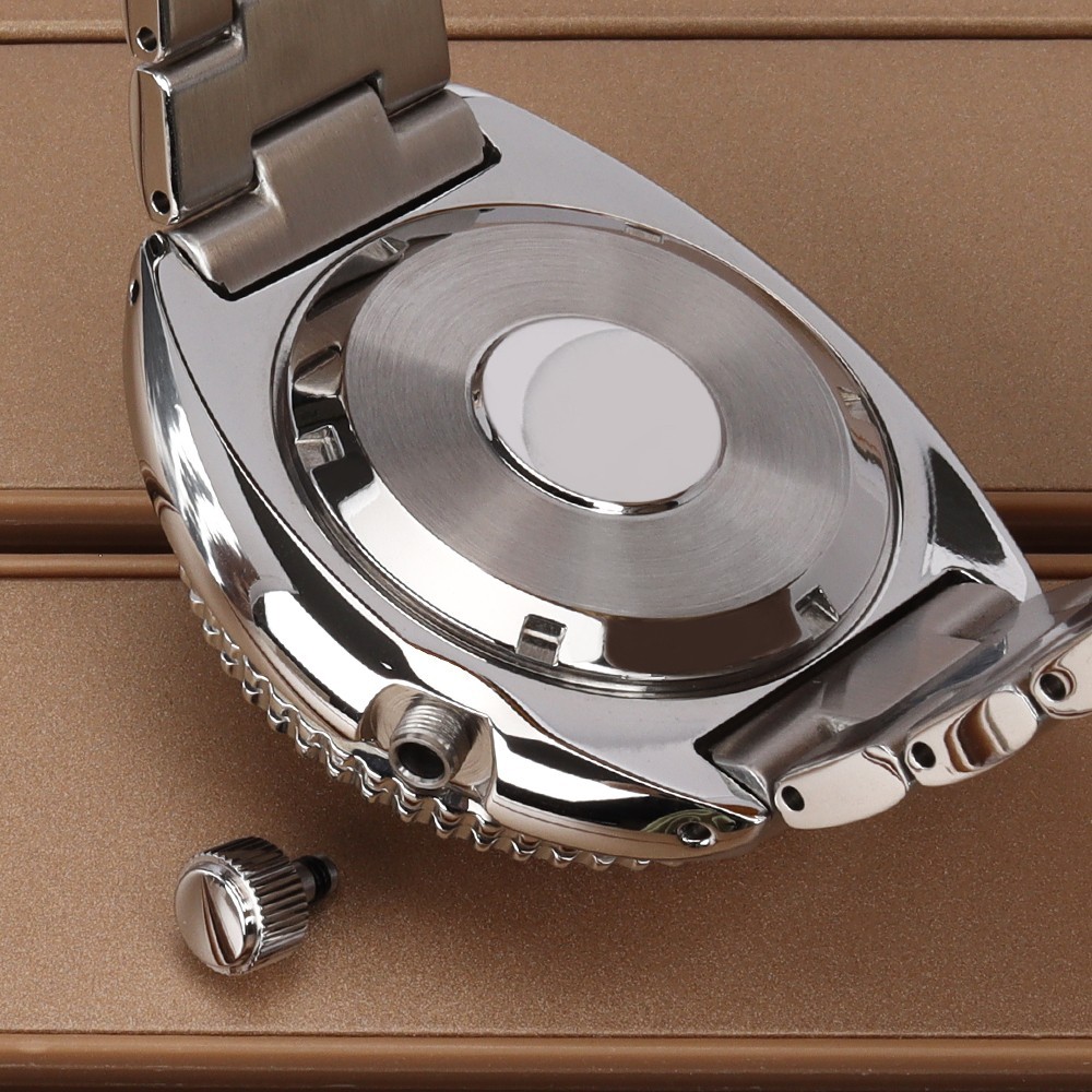 45mm Sapphire Steel Watch Case Bracelet Modify Turtle Mod For Seiko NH34 35 NH36