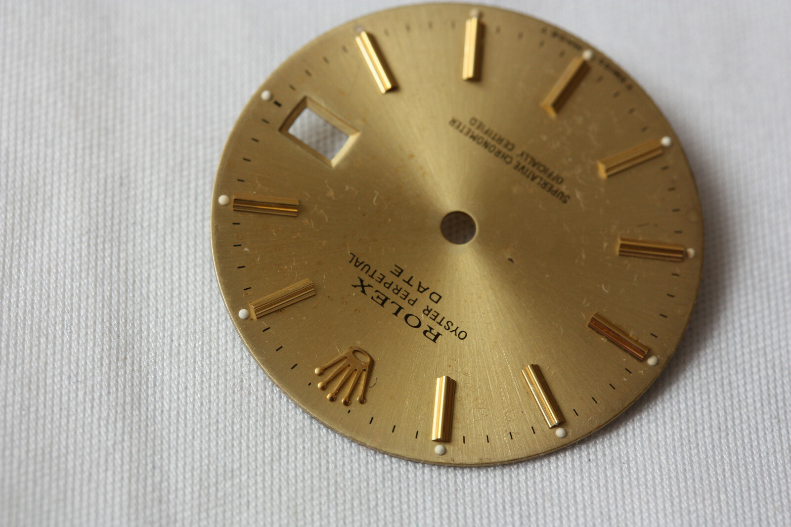 Rolex Factory Original Gold Stick Champagne dial Ref: 15223,15000 & others