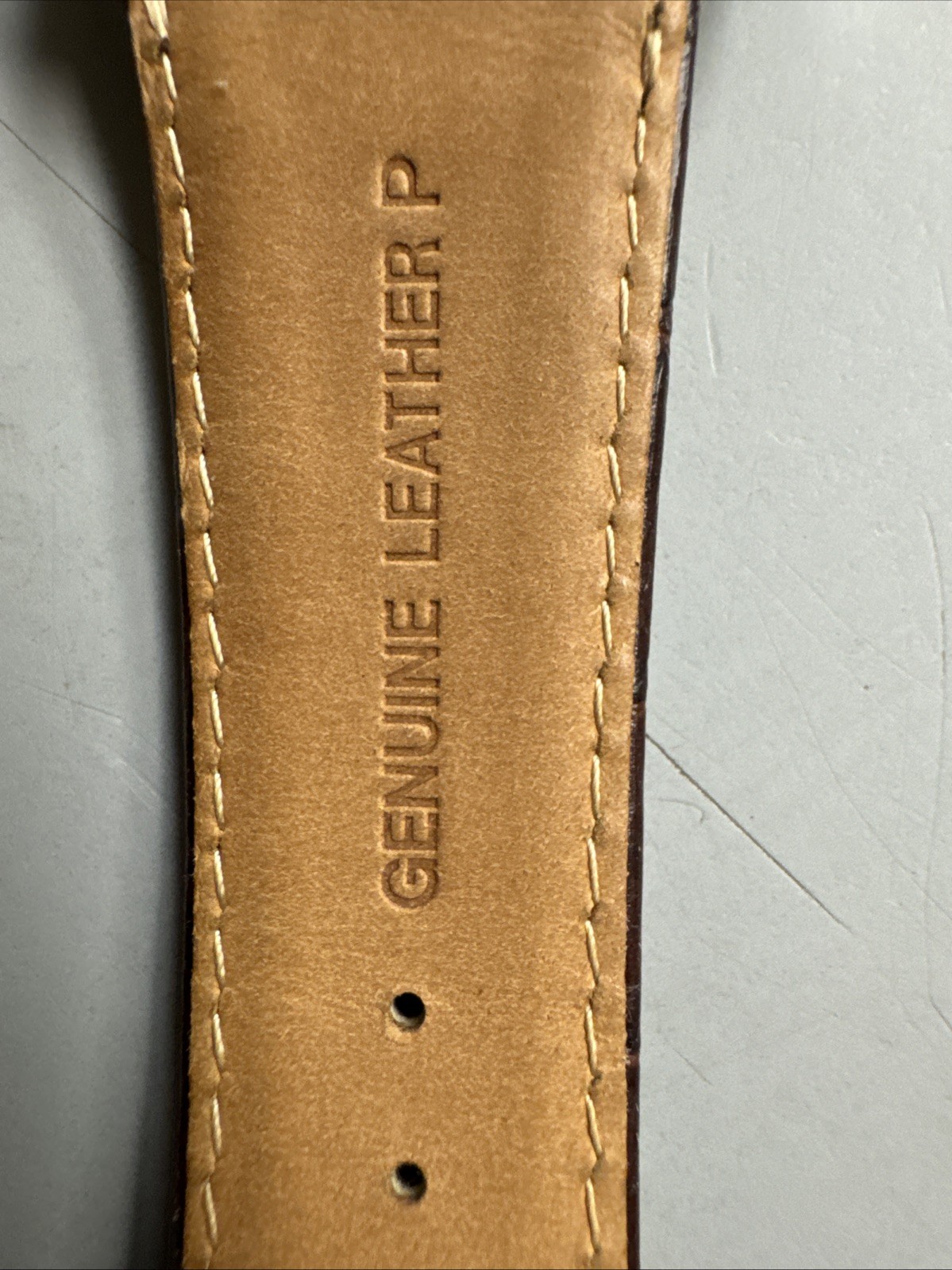 Citizen Eco-Drive Watch E111-S086833 Solar Powered Tank Style Leather Strap