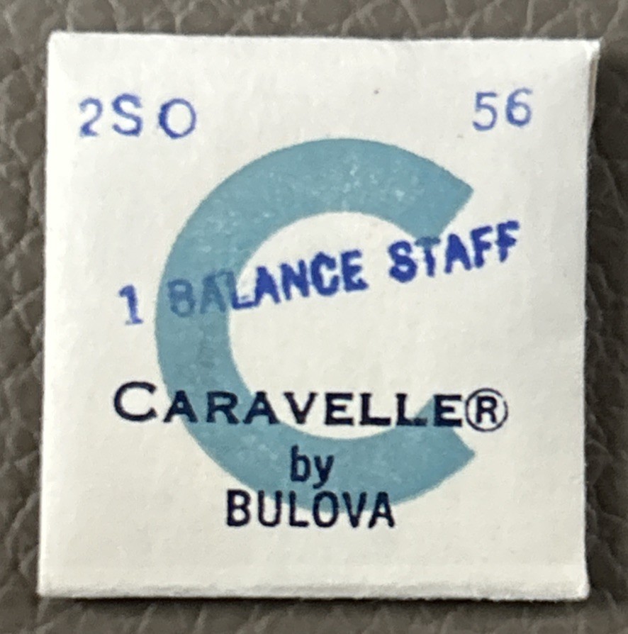 CARAVELLE By Bulova Balance Staff 2SO #56 Sealed NOS