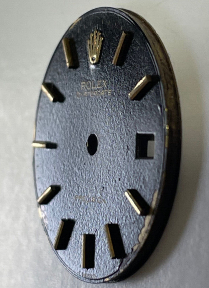 Vintage Rolex Oysterdate Precision Watch Dial For 6466
