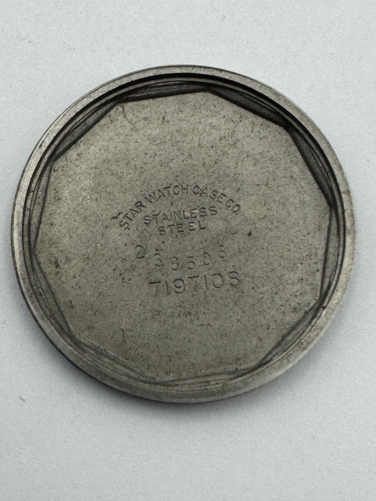 Vintage Bulova Military 1917-H Wristwatch Caseback