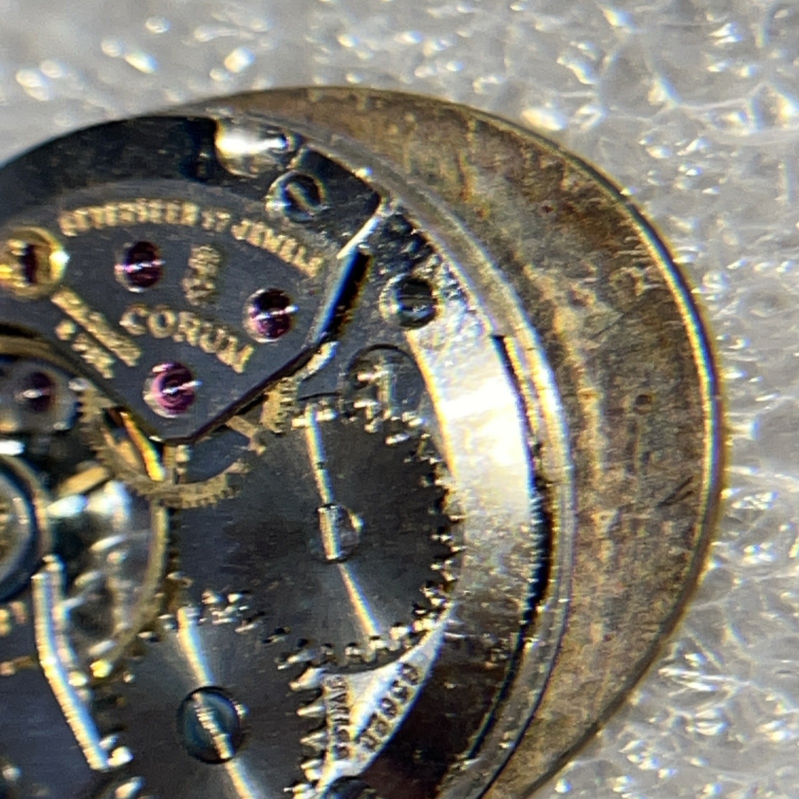 VTG CORUM Lady’s Tigers Eye Dial CORUM Movements 85622 for Parts Repair