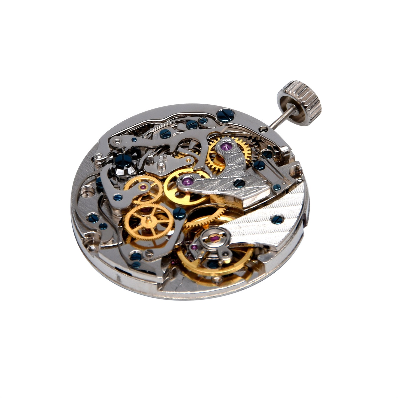 ST1903 Automatic Chronograph 22J 45h Small Second 9H 24H 6H Min 3H Repair Part
