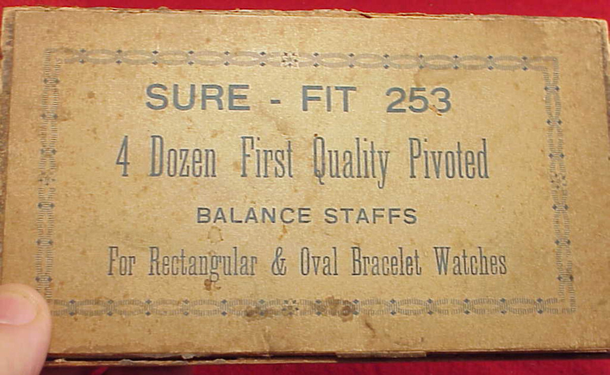 VINTAGE SURE FIT BALANCE STAFFS LADIES HARD TO FIND WRISTWATCH MODELS 1920s