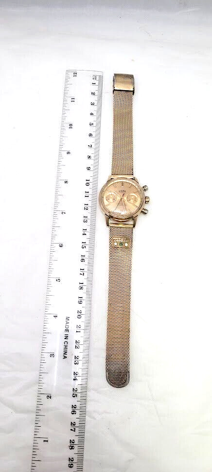 🔥🔥 Very.. Very Rare! & Vintage! ULTRAMAR – WARNER LAMBERT 10 K GF, Wristwatch!