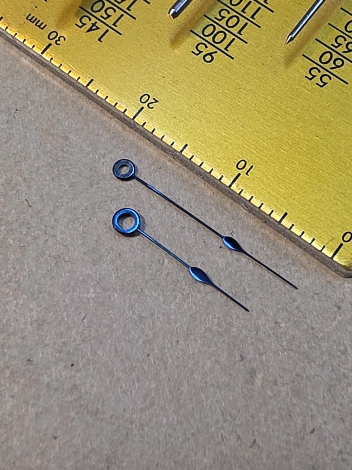 Set Of Vintage NOS Waltham Or Elgin 6s Pocket Watch Blue Fine Spade Hands-150/90