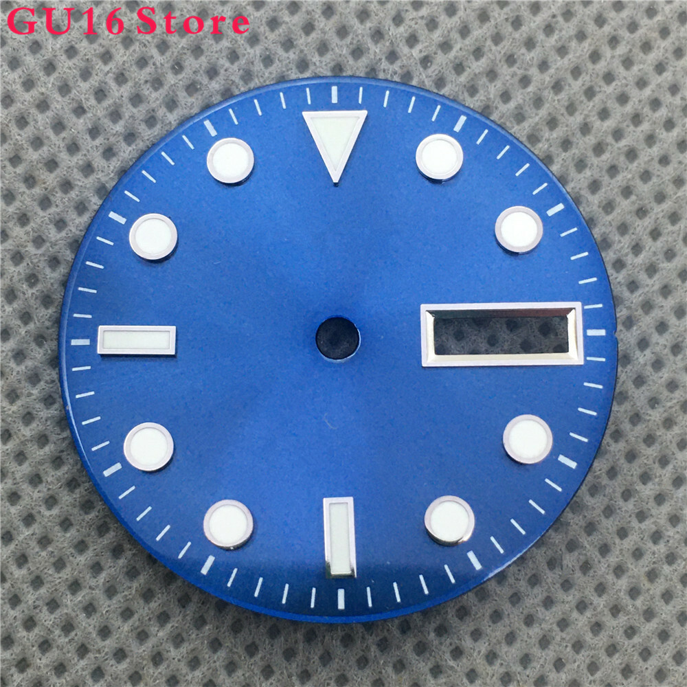 29mm Sterile Watch Dial luminous Parts Fit NH36 Movement Watch Dial Accessories