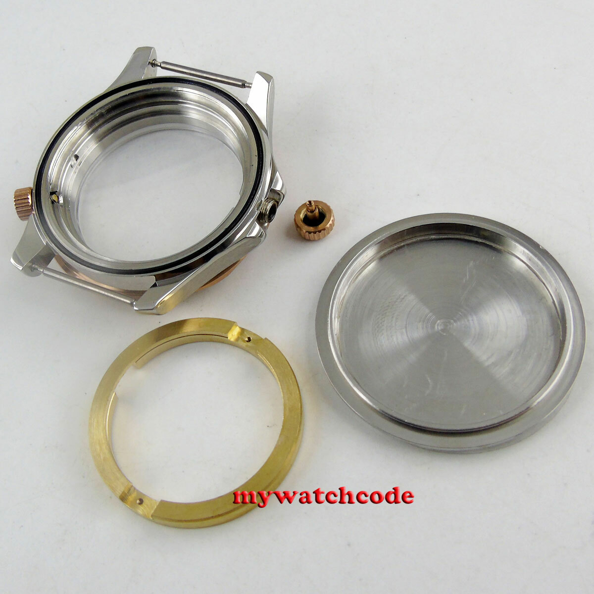 41mm black ceramic bezel sapphire glass Watch Case fit ETA 2824 2836 MOVEMENT