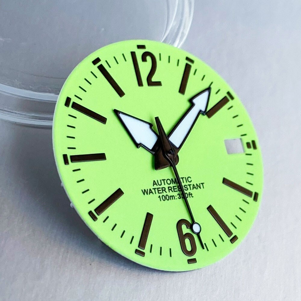 29mm Full Luminous Watch Dial Hand Set fitJapan NH35 NH36 movement
