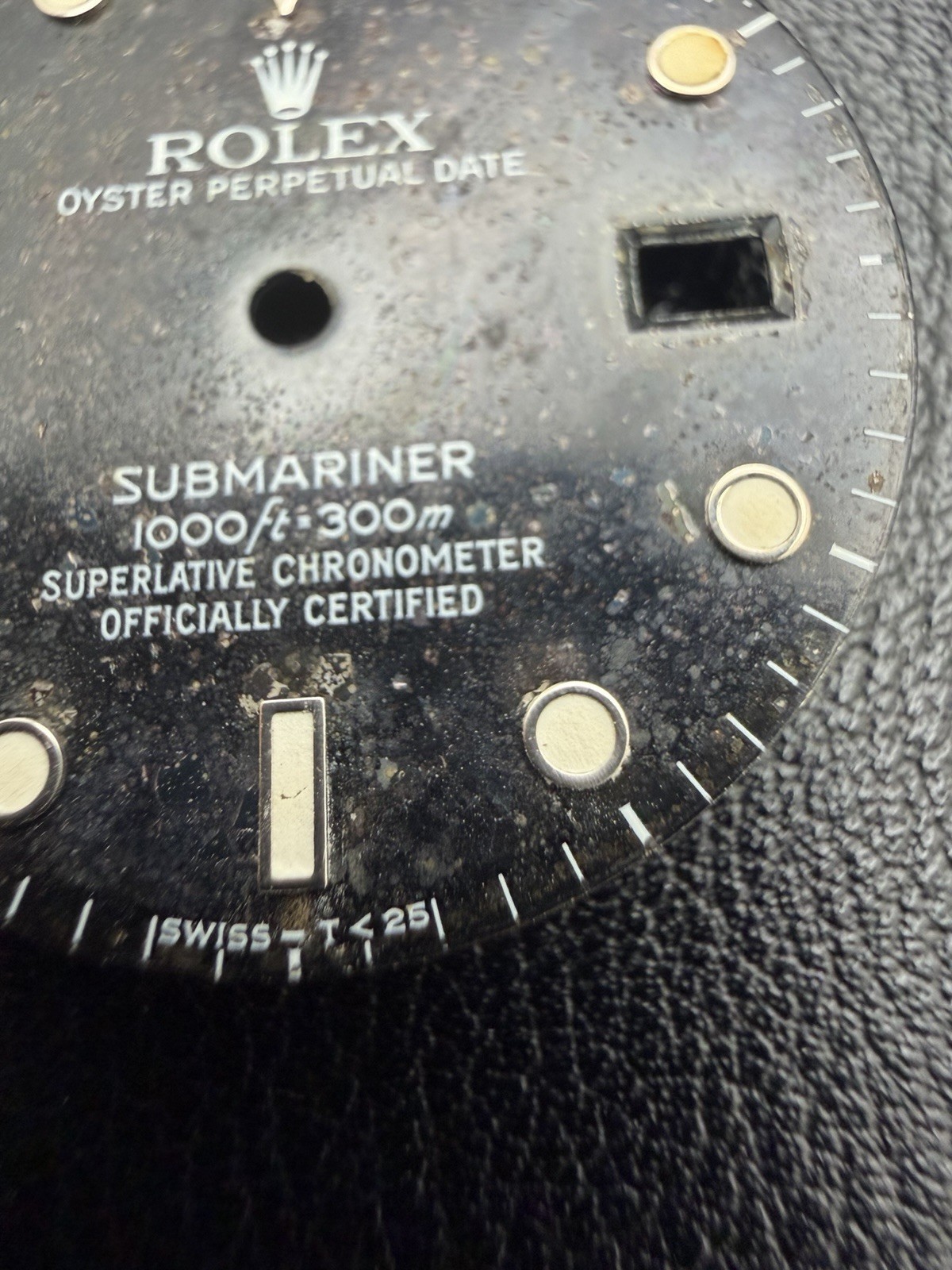 Genuine Rolex Submariner 40mm Black Tritium Dial 16800 168000 16610