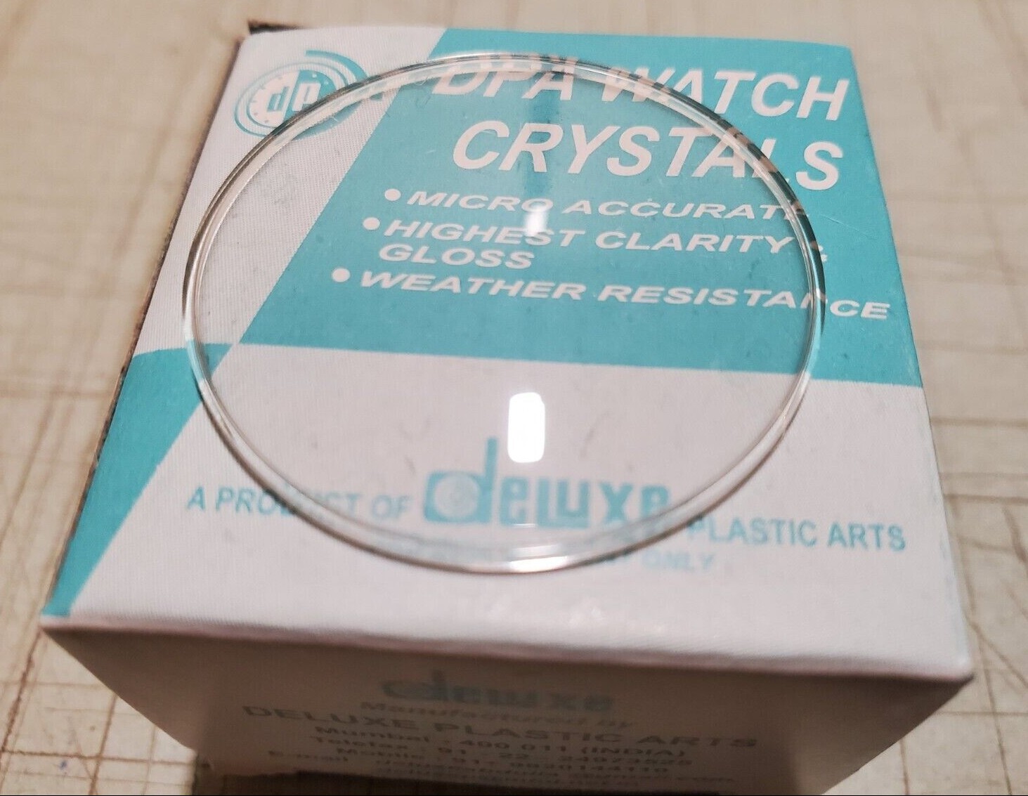 DPA Replacement Watch Crystal Acrylic 35mm-40mm Deluxe Extra Big NEW