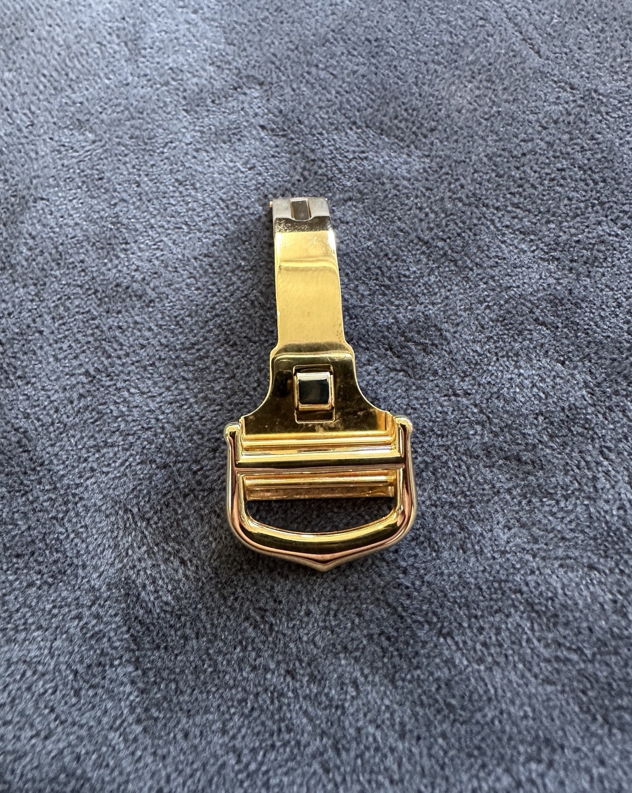 Cartier Watch Buckle 18ct Yellow Gold Vermeil Folding Deployant Clasp 16mm
