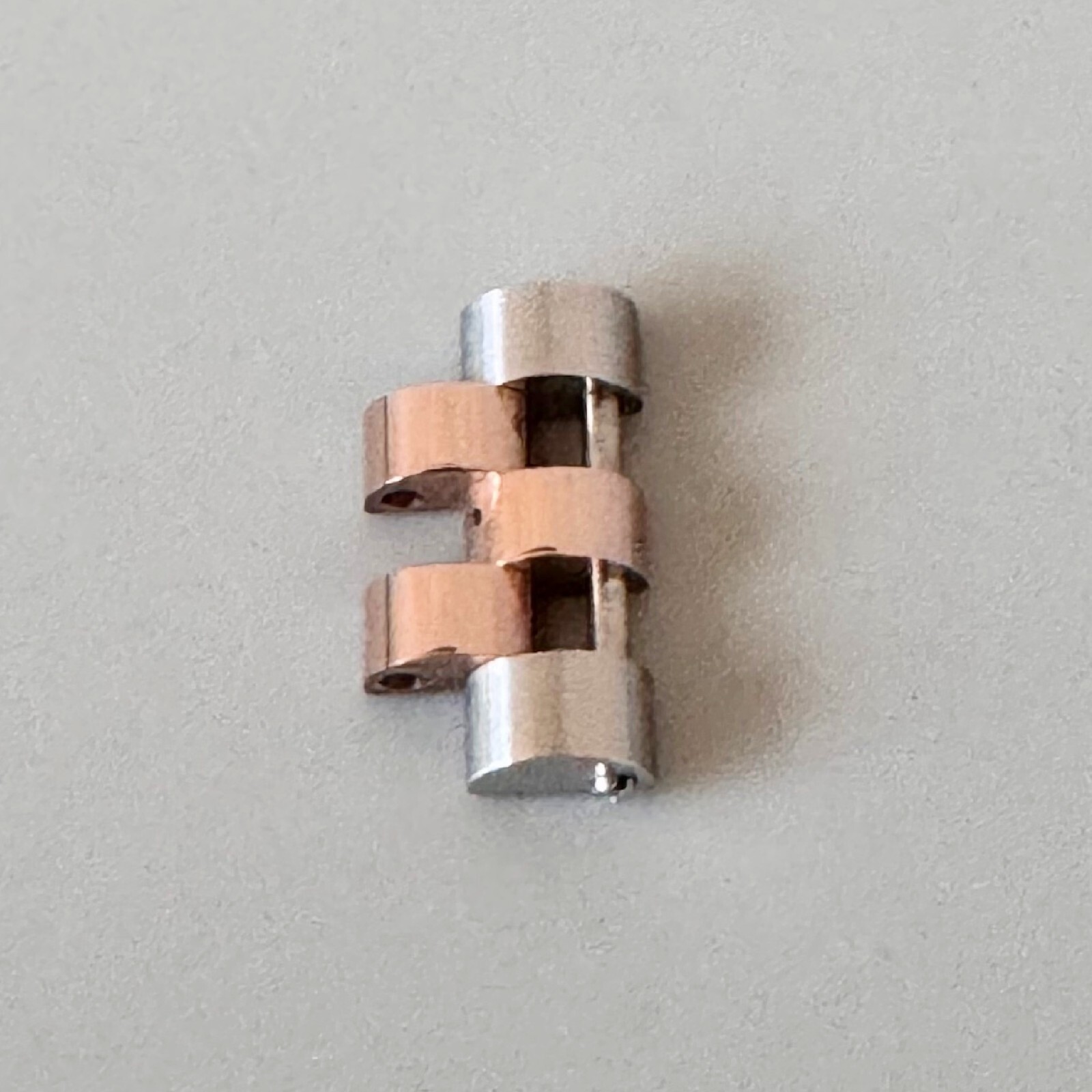Genuine ROLEX 15.5mm New Style 18k Rose Gold & Steel Jubilee Link 126301 126331