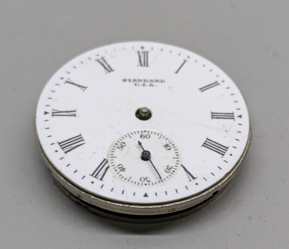 ☑️NEW YORK STANDARD USA WATCH COMPANY 102268 GRADE Excelsior Chronogrph Est 1912