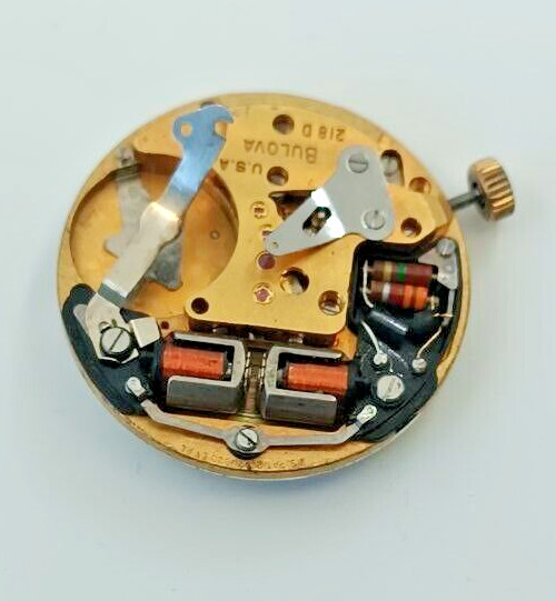 BULOVA ACCUTRON CALIBER 218 D ELECTRONIC MOVEMENT FOR PARTS/REPAIR