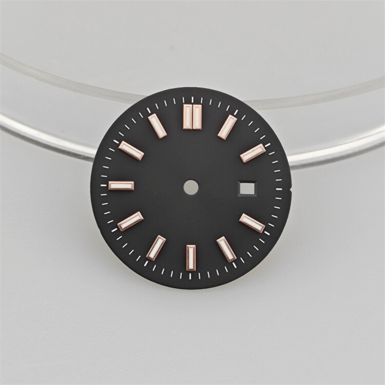 NH05 Dial 31mm Women’s Watch Accessories Green Luminous for NH05/NH06 Movement
