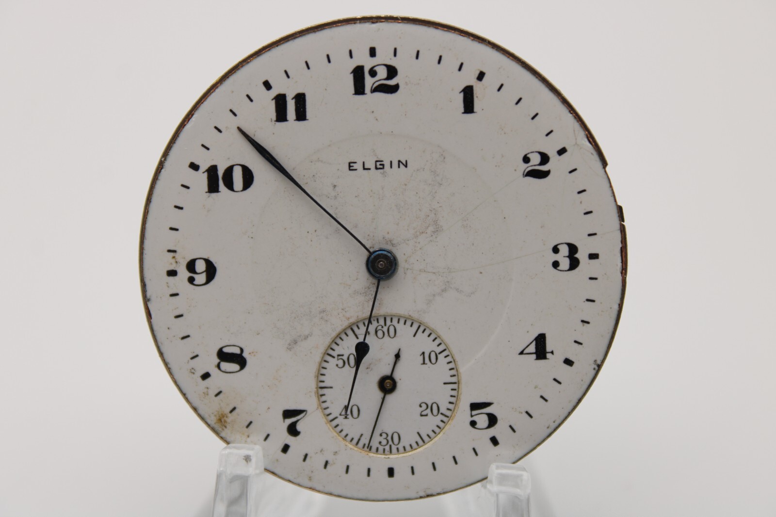 1921 ELGIN POCKET WATCH MOVEMENT 23366454 GRADE 387 16s 17j (QJ2)