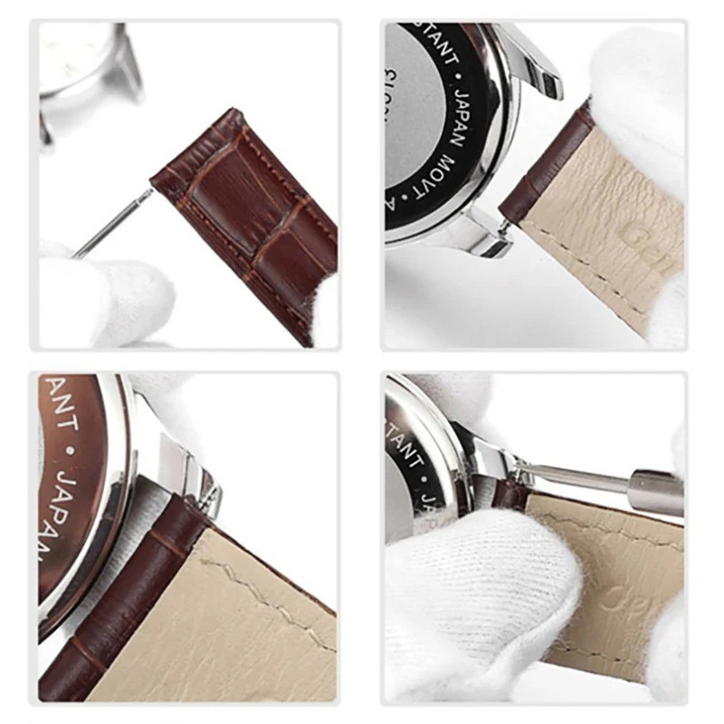 4x Watch Strap Spring Bars Pins Stainless Steel 8mm-25mm UK