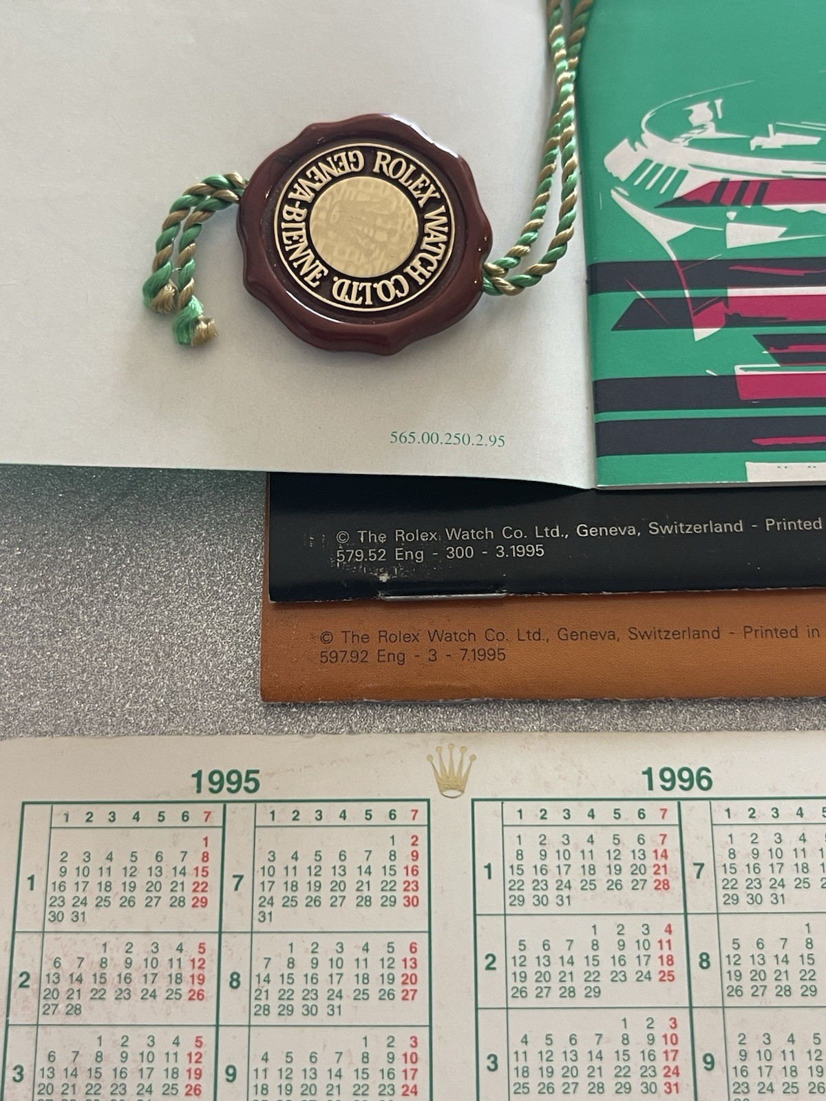 Rolex Explorer Booklet Set From 1995 SDJ24