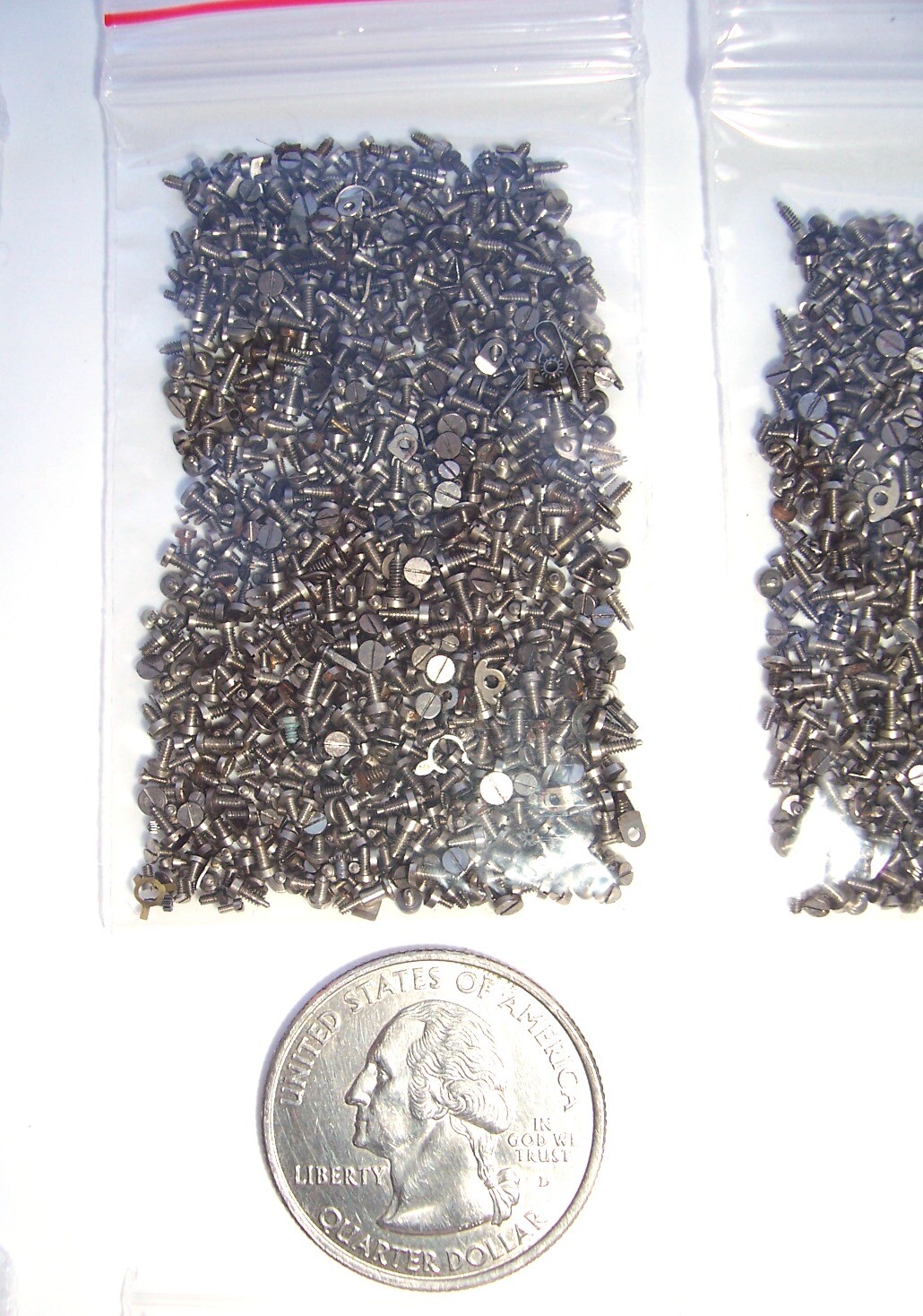 20 grams (ONE BAG) of used tiny micro wristwatch screws repair watchmakers parts