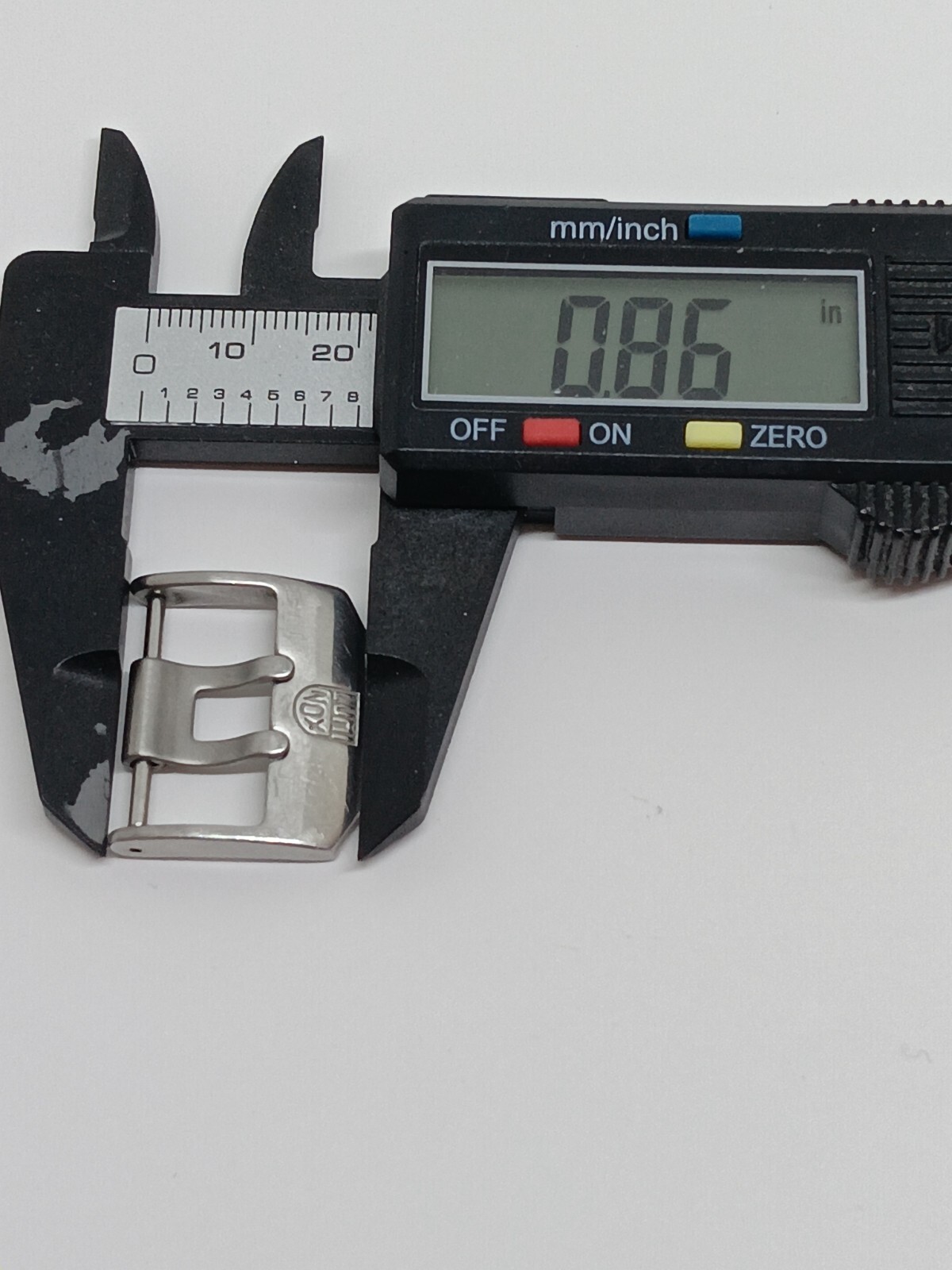 Genuine Luminox OEM 23mm Silver S/Steel Tang Pin Navy Seal Sea Anu Buckle