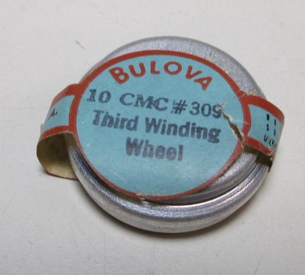 BULOVA THIRD WINDING WHEEL 10CMC #309 WATCHMAKER REPLACEMENT PART #151
