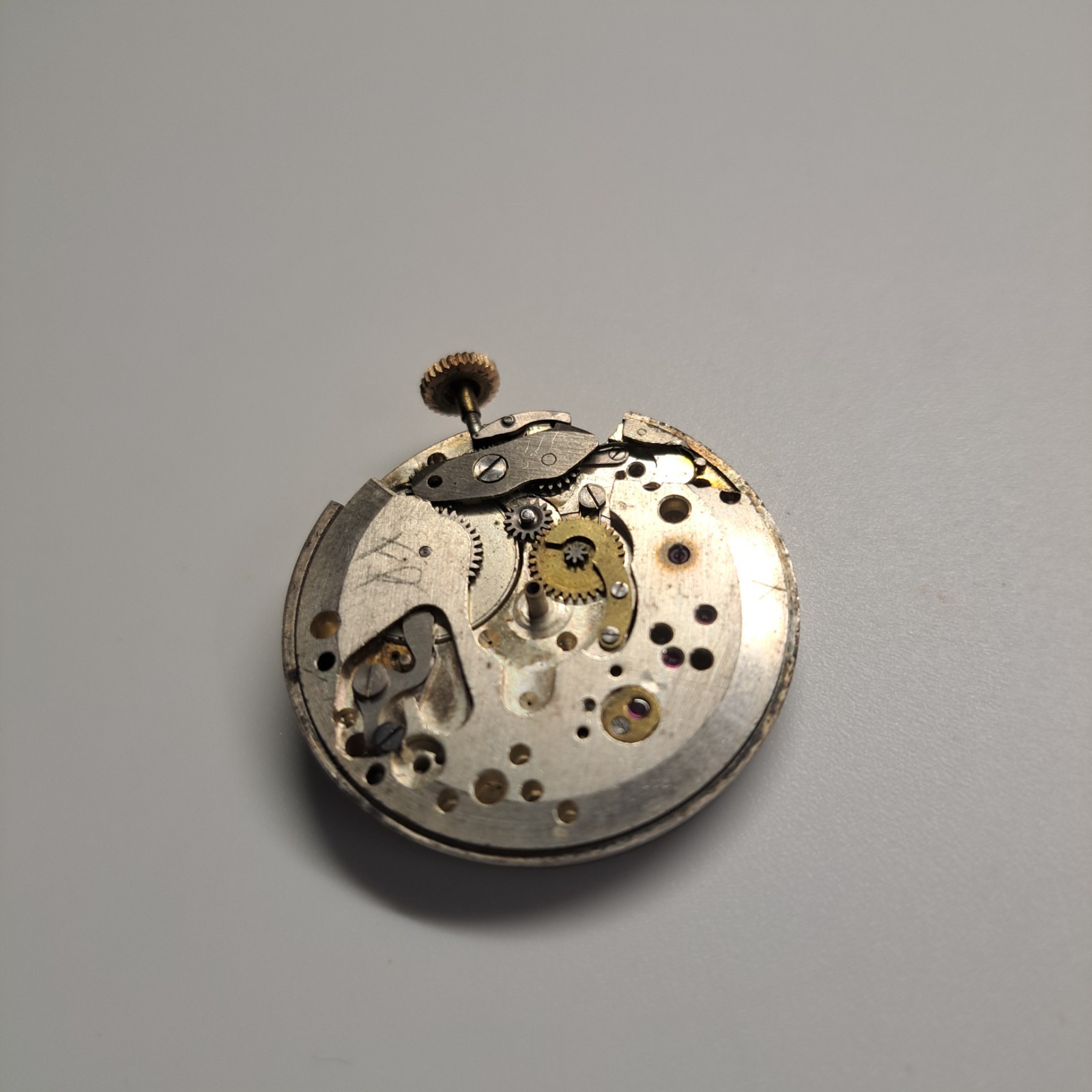 1940 MOUVEMENT Mechanical Watch Pierce 134 Incomplete For Parts