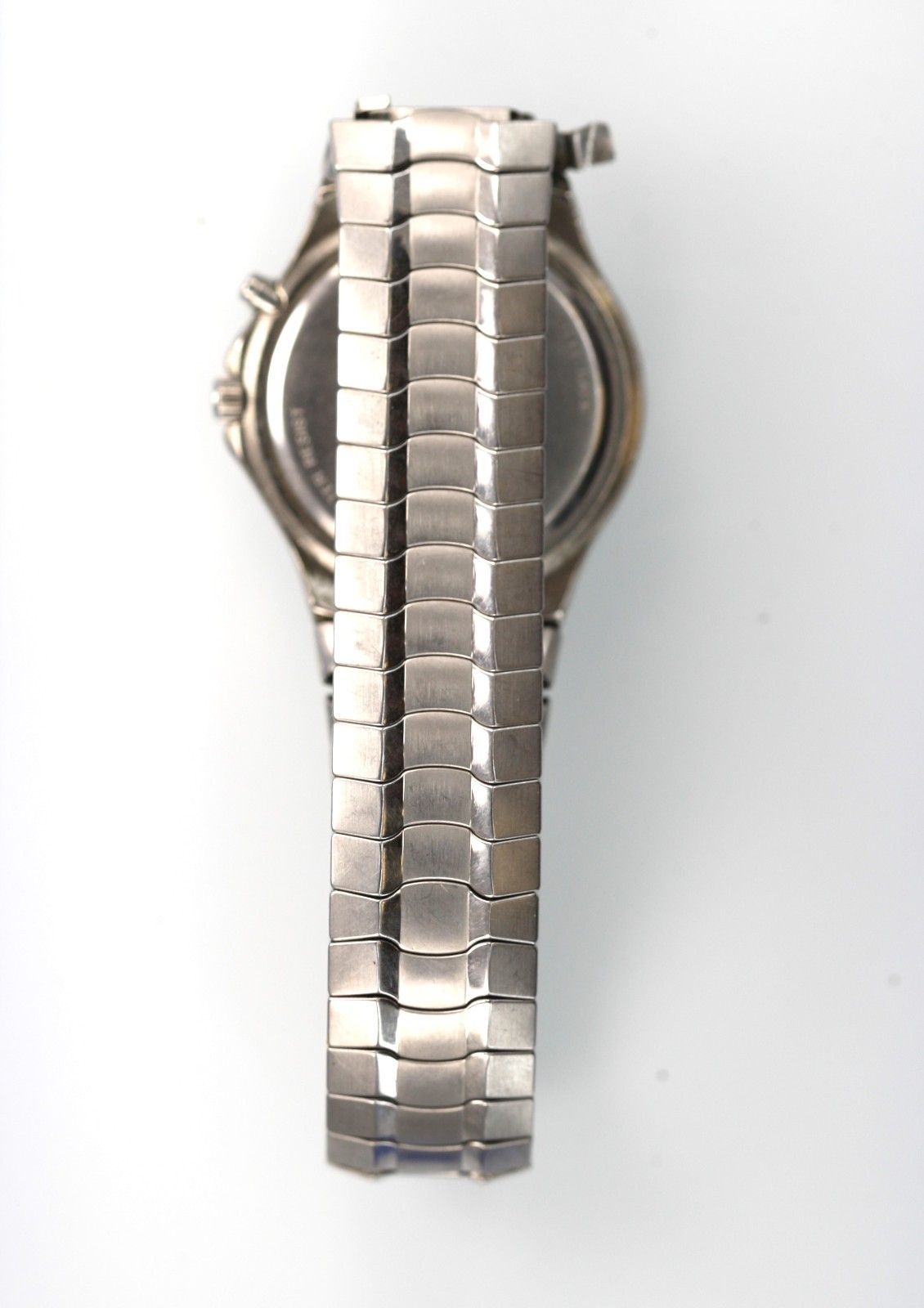 Caravelle Bulova Watch Men Stainless Steel 50m Batt Gray Date Quartz NON-WORKING