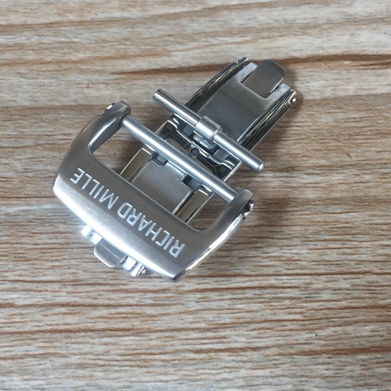 Richard Miler Collapsible Buckle Richard Mile Rubber Strap 18mm 20mm