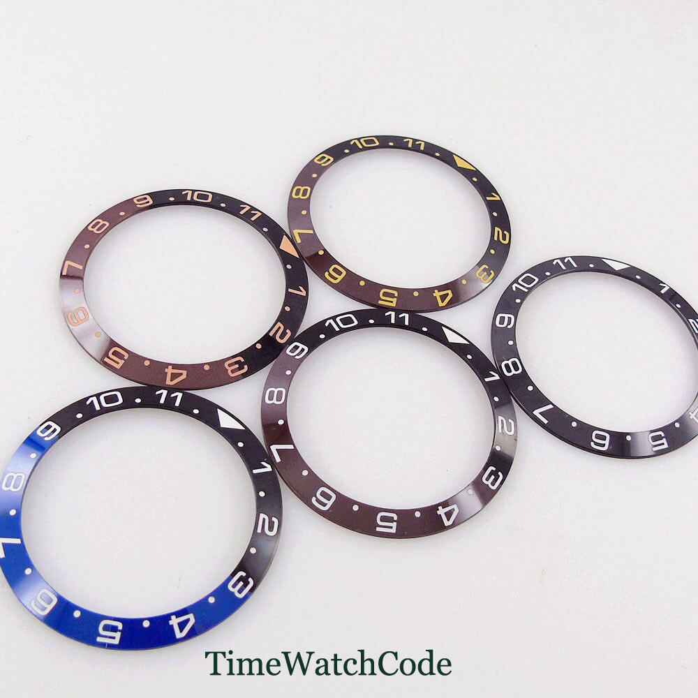 Sloping Bezel Insert Watch Ring 38mm*30.5mm Fits SUB SKX 007 Men’s Watch