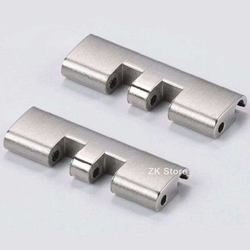 2pcs New Watch Bracelet Curved End Links for Seiko Skx009 Skx007 Jubilee Oyster