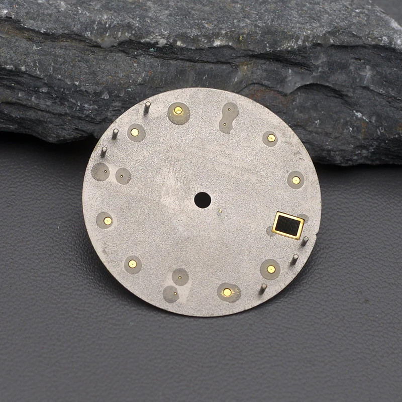 Gray Meteorite Style Dial 28.5mm Dial Watch For Japan NH35 NH36 7S26 Movements