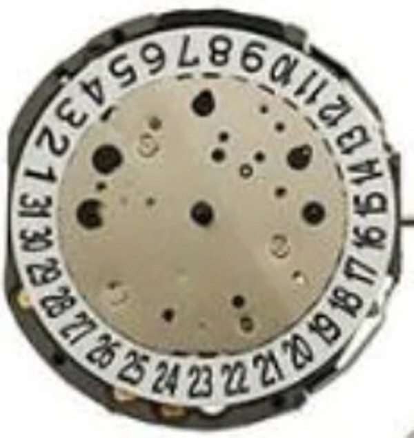 Miyota Watch Movement JS25 Japan 3 Hands, Date at 6:00 Position