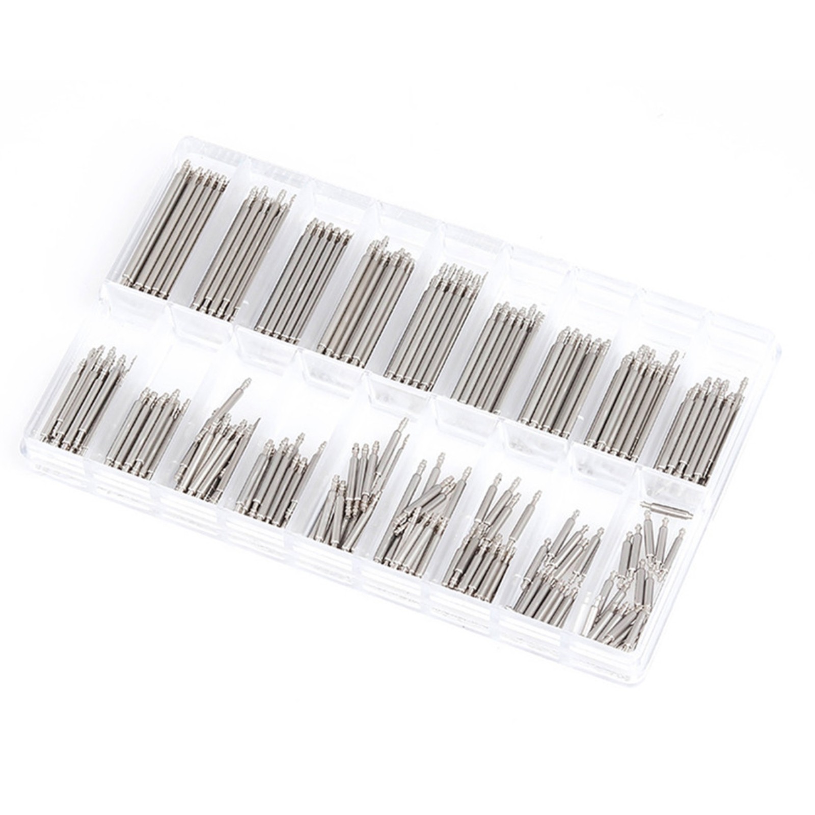 360PCS Steel 8mm-25mm Watchmakers Watch Spring Bars Strap Link Pins Repair Tool