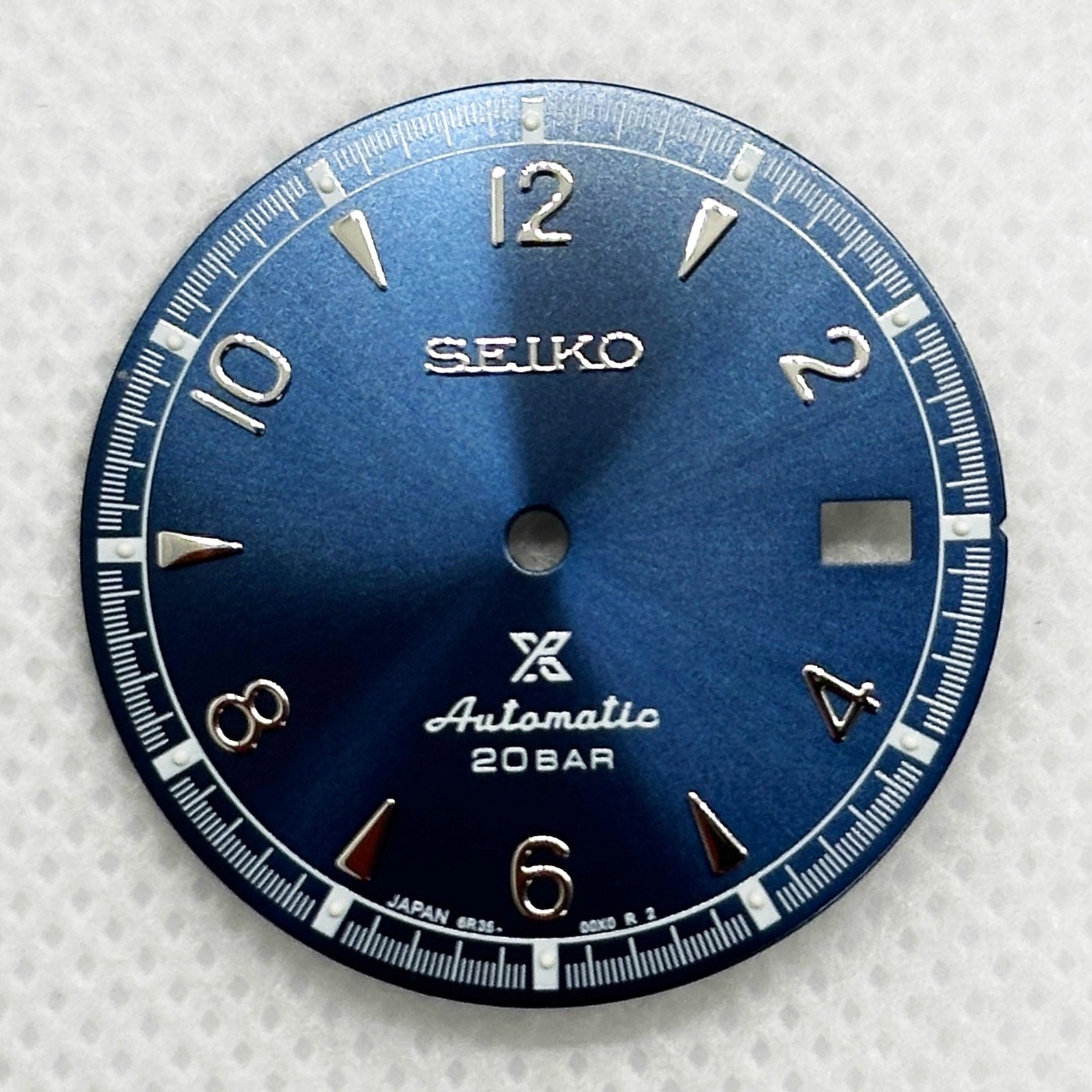 30mm Sunburst pattern Watch Dial Green Luminous for Nh35 NH36 Movement