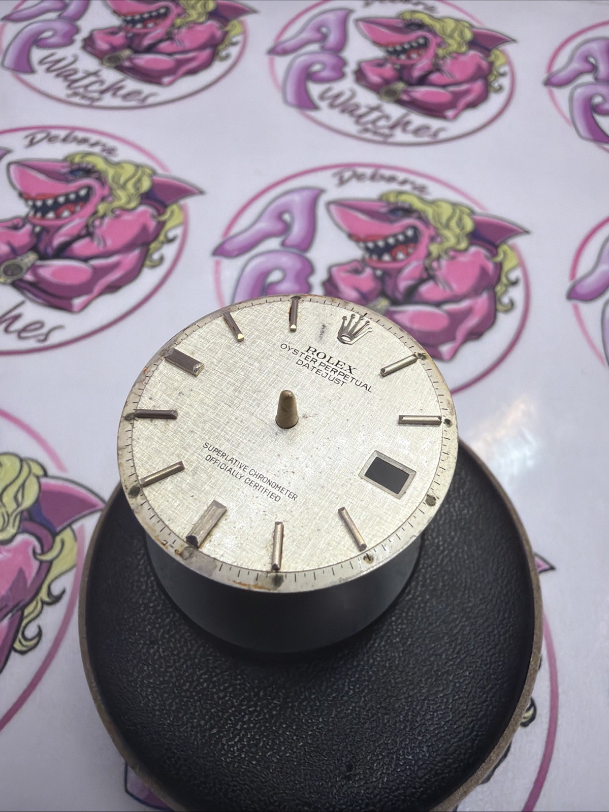 Rolex Dial Dial DATEJUST 1601 1603 Cal. 1570 GENUINE LINEN
