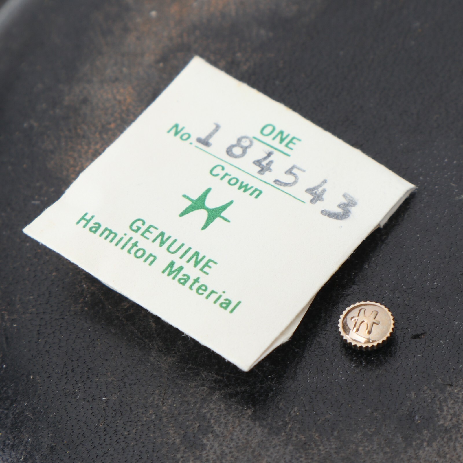 NOS Hamilton Watch Crown Part #184543 New Old Stock Genuine Watchmakers (C1D5)