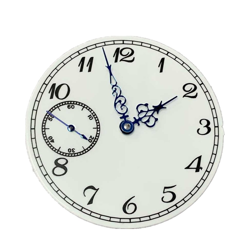 37mm Watch Dial Face+ Blue Watch Hands Kit for ETA 6497 ST3600 Movement H