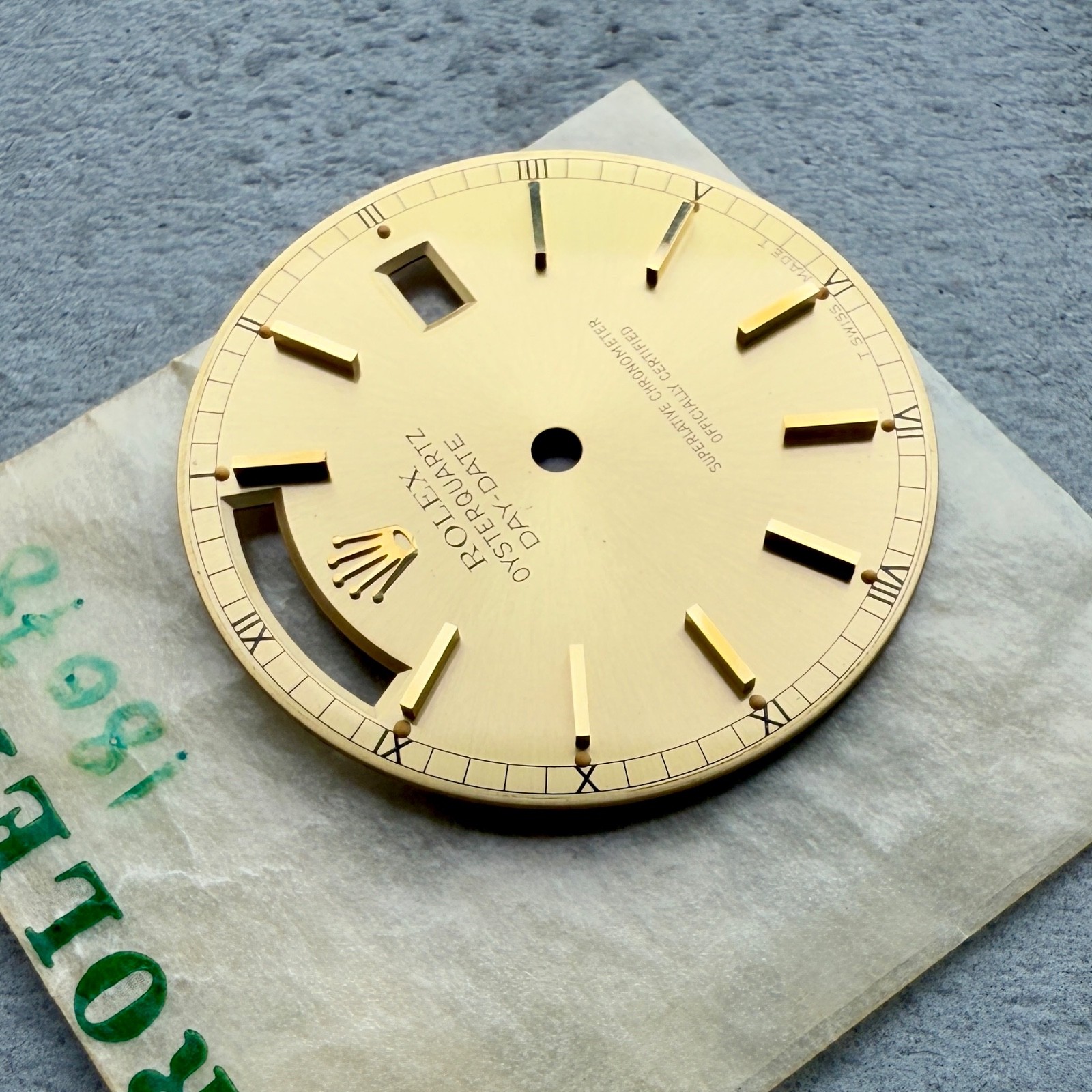 Original Rolex dial President 19018 – Oyster Quartz
