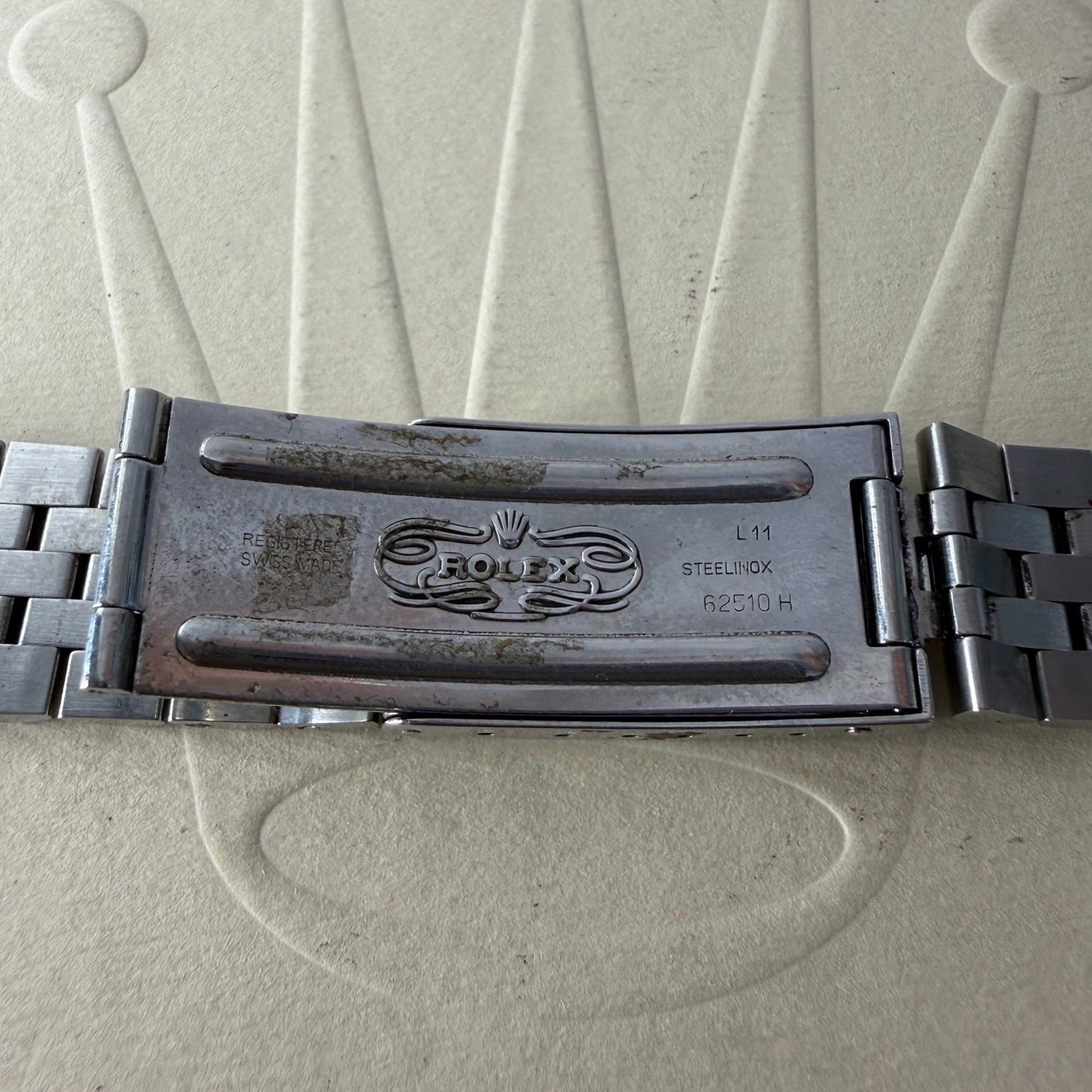 ROLEX Link Jubilee bracelet 62510H 555 SS 20ink 100%Authentic C8881