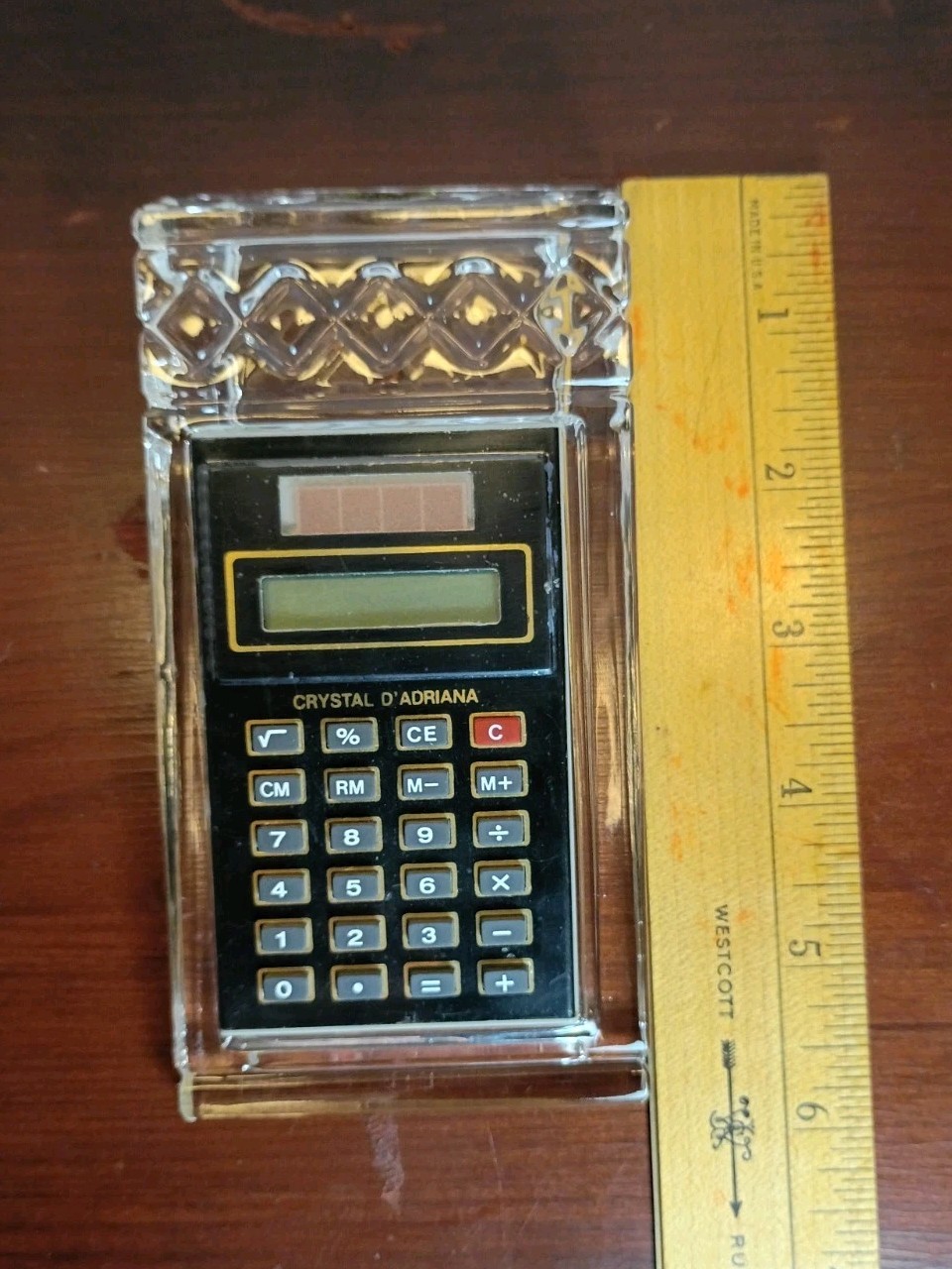 VINTAGE GENUINE 24% LEAD CRYSTAL D’ ADRIANA SOLAR COCULATOR