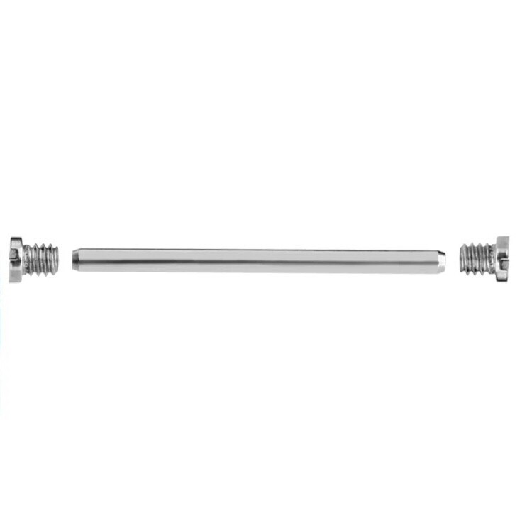 2PC SCREWS + LINK ROD FOR OMEGA SEAMASTER 600 BAND 18×1.2MM