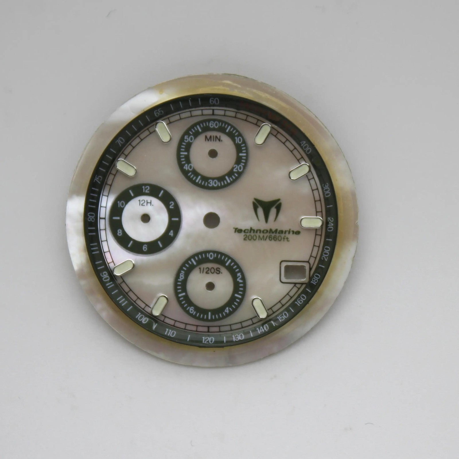 Technomarine Cruise 30mm Mother Of Pearl Green Sub-Dials For 36mm Men’s Watch