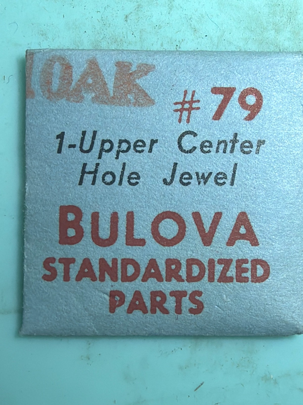 Bulova #79 – Upper Center Wheel Jewel – NOS – Various Calibers