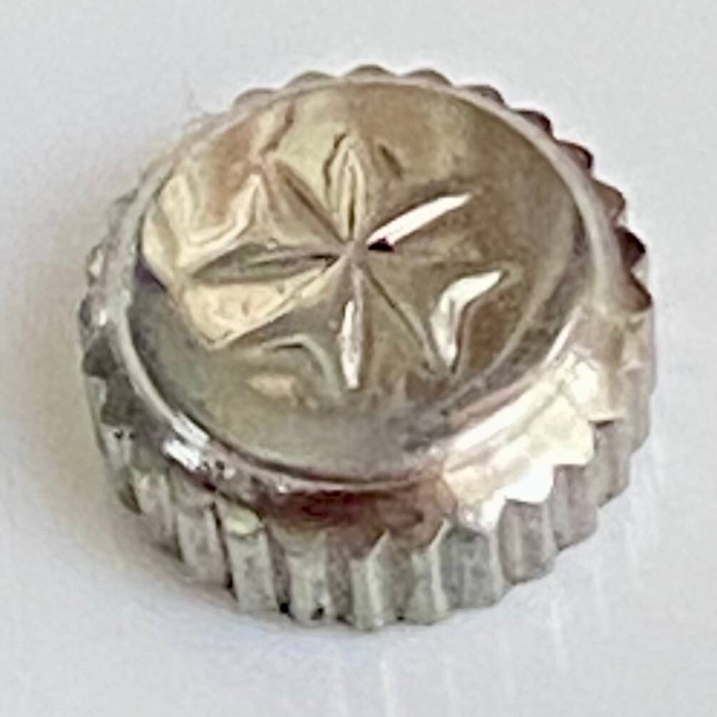 Silver Steel Vacheron Constantin VC Crown 6mm x 3mm, Tap 10 – Case Tube 2mm