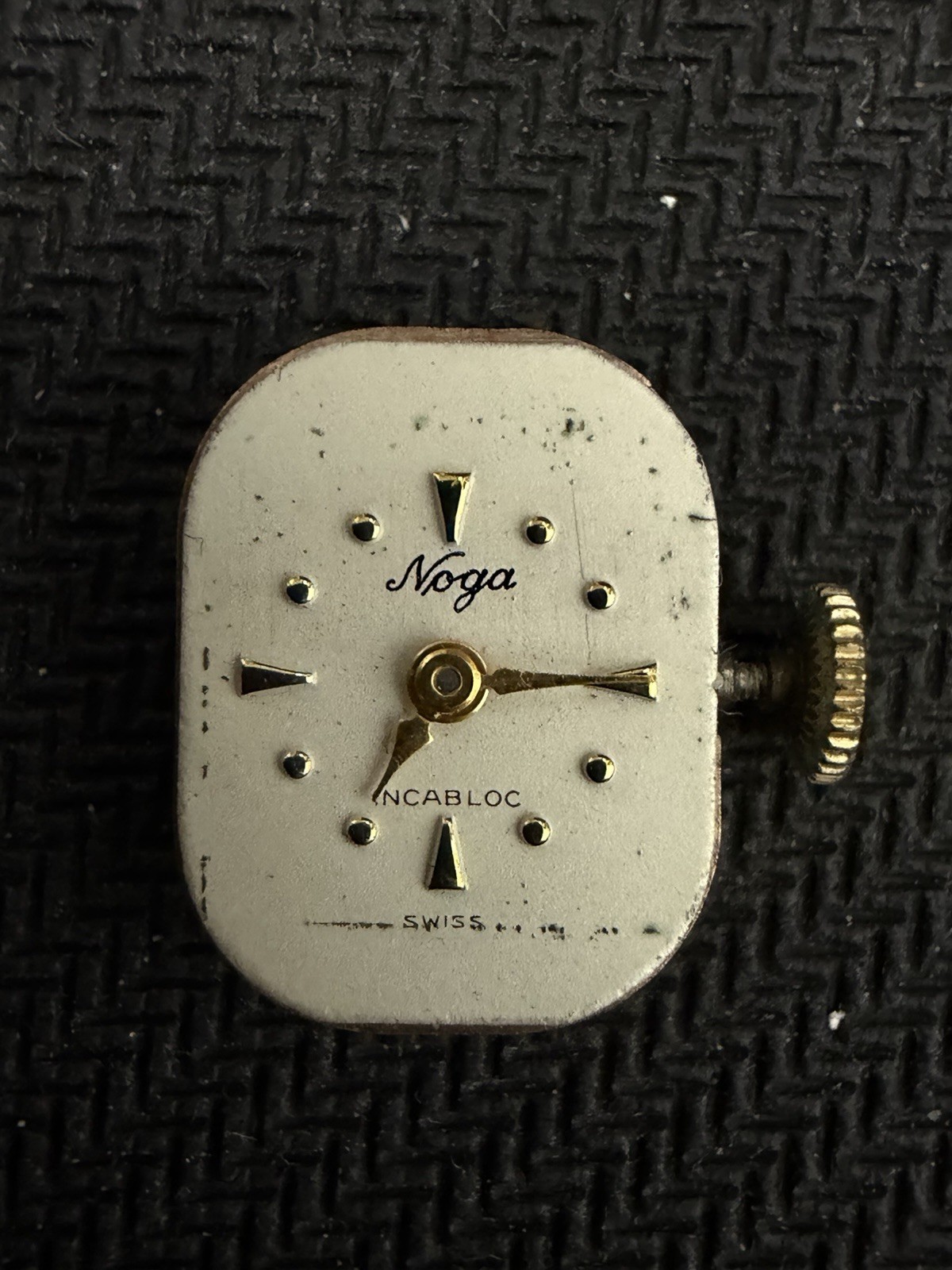 Vintage Noga 17J Ladies Watch Movement 12.3mm Incabloc Swiss Parts